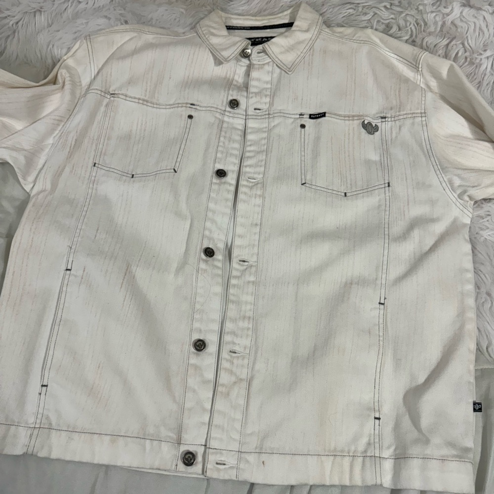 🗯 OUTCAST 🗯 VINTAGE DENIM JACKET 🗯 size XXL